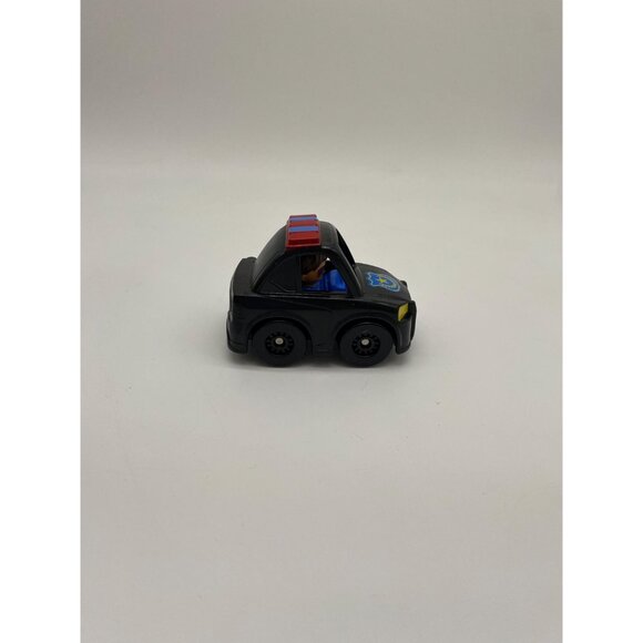 Fisher-Price Little People Wheelies Black Police Truck: Preschool Pretend Play T - Picture 5 of 7